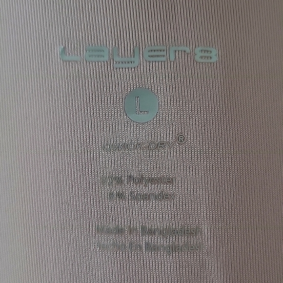 Layer8 Qwick-Dry Ladies Lux Knit Jacket Size L Pink Zip Closure 2 Front Pockets - Picture 8 of 8